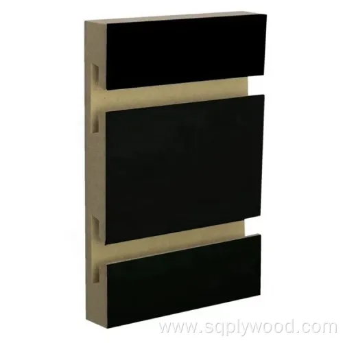 Melamine-Faced Slotted MDF with 7, 9, or 11 Slots